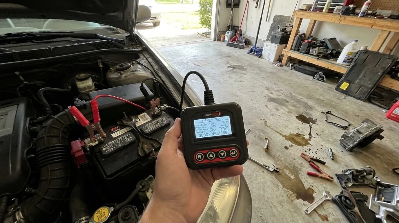 Lemania T3 Batteritestare för 12V litium- och blybatterier hero